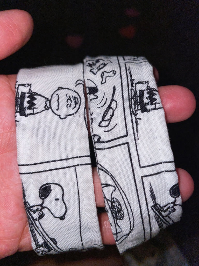 peanuts comics - cotton tote bag