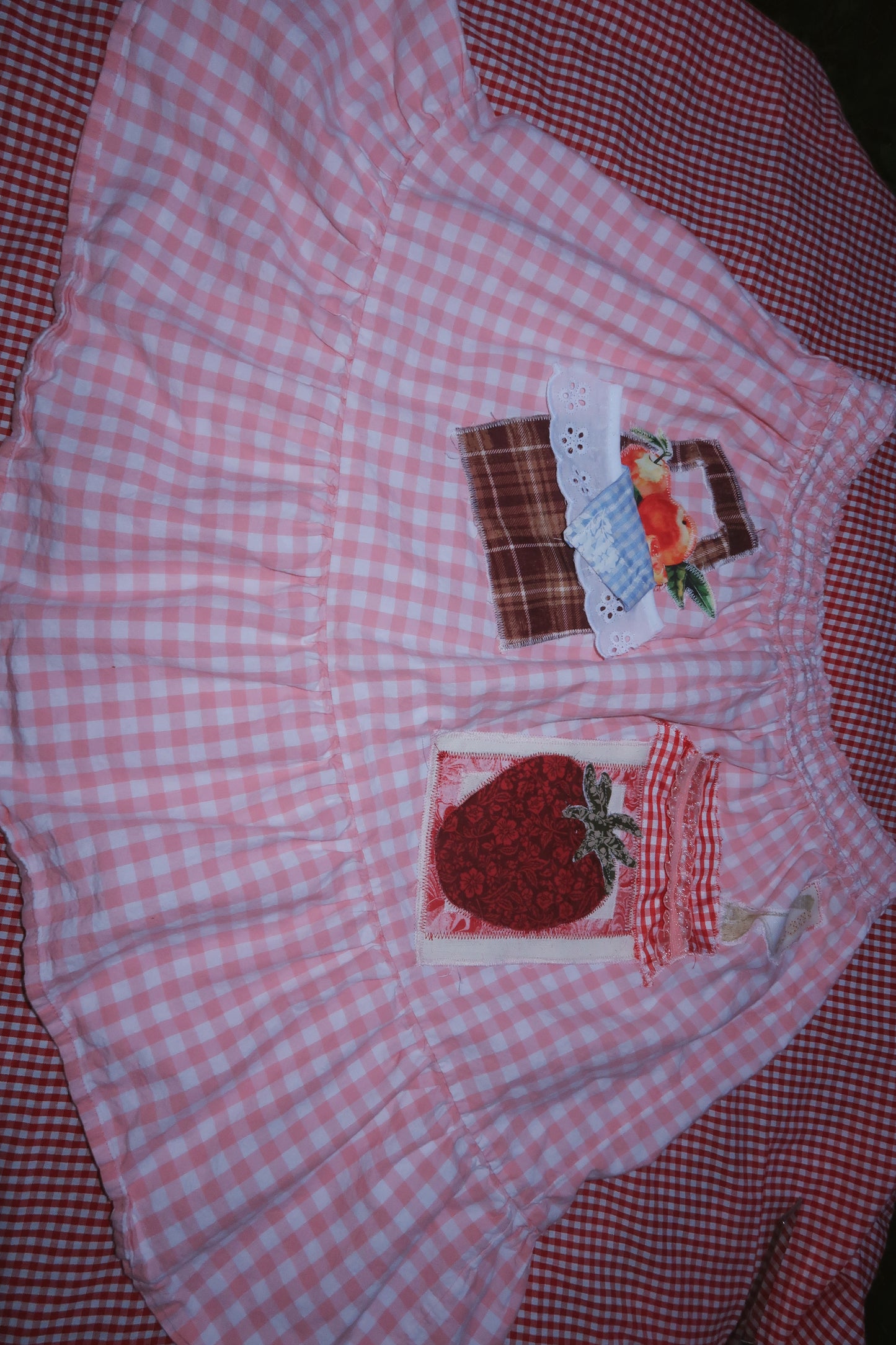 picnic essentials skirt (upcycled)