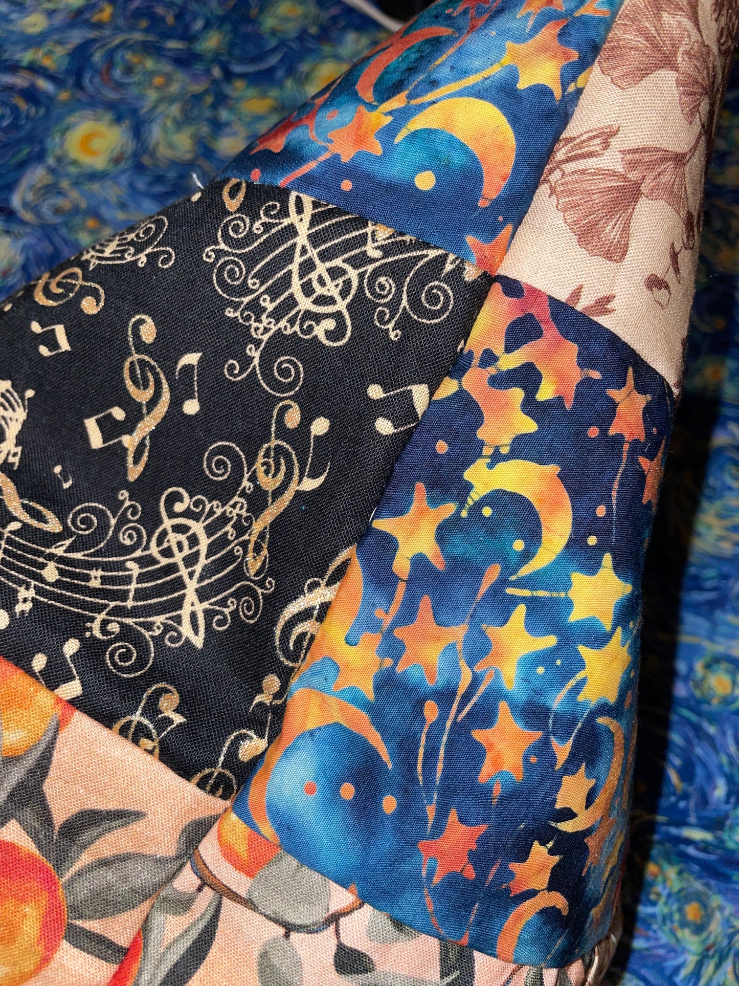the daydreamer tote - reversible patchwork tote bag