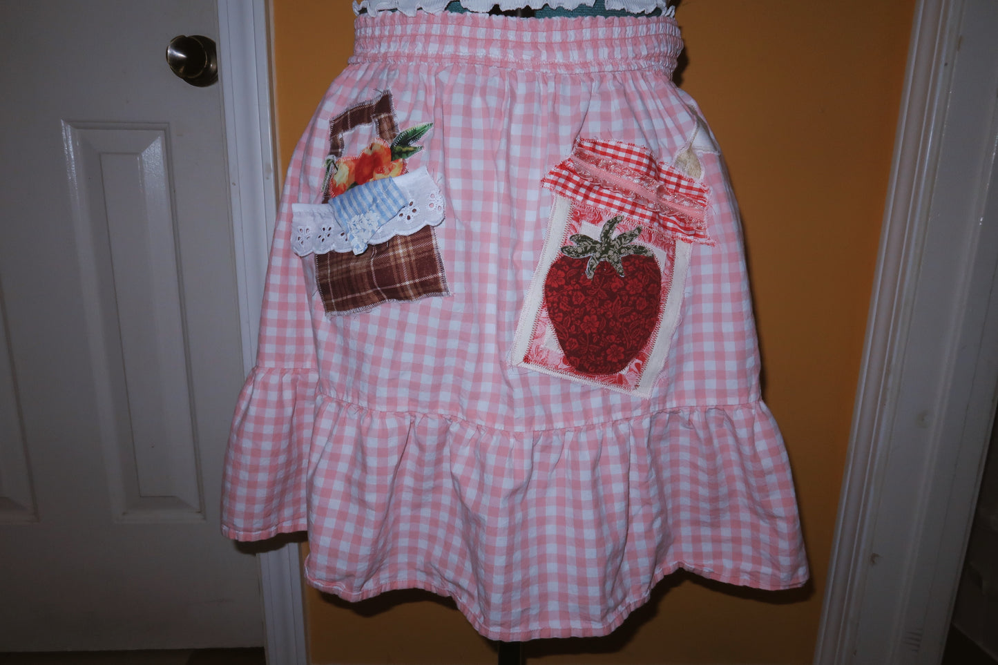 picnic essentials skirt (upcycled)
