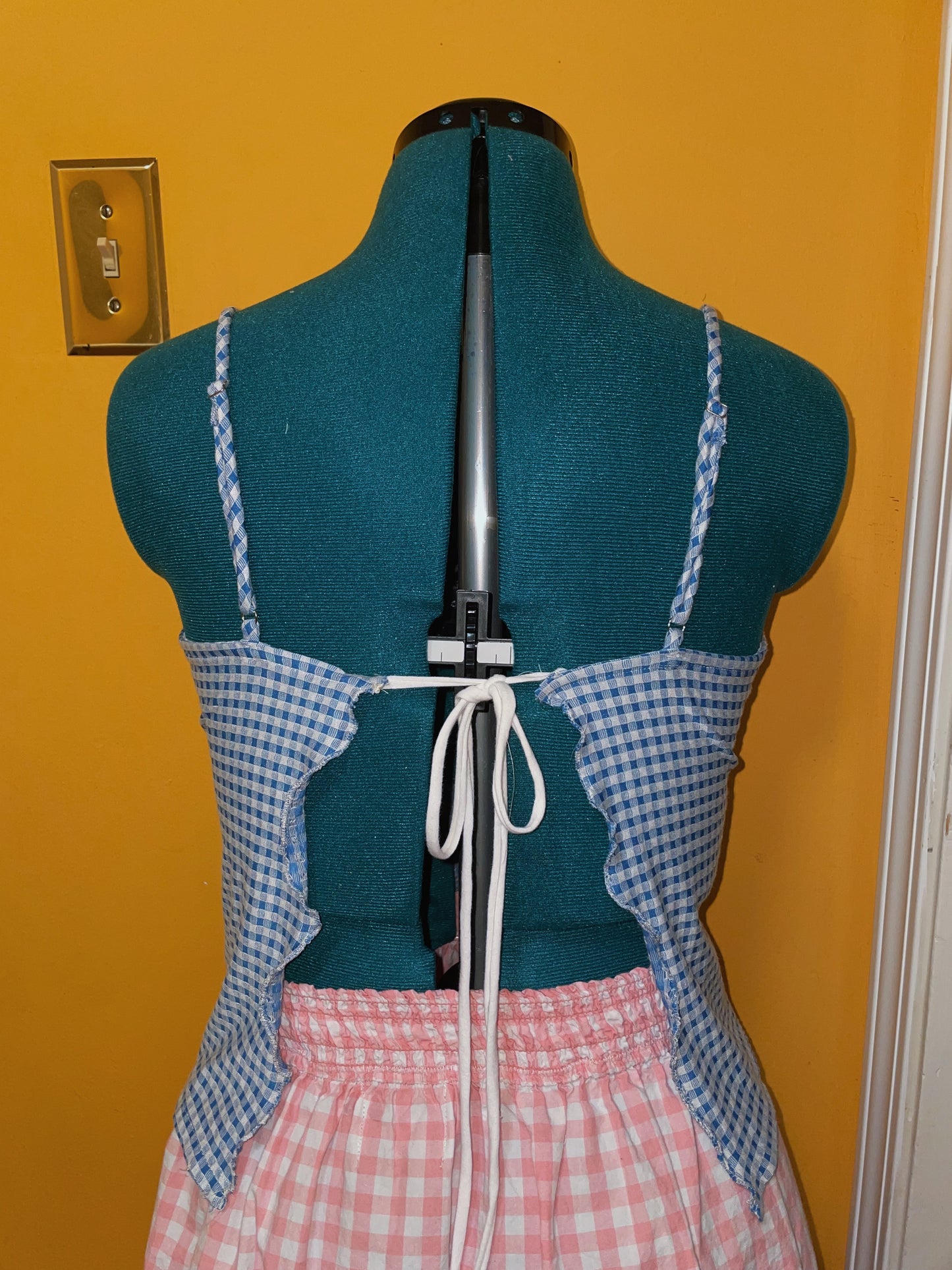 babydoll tie-up top