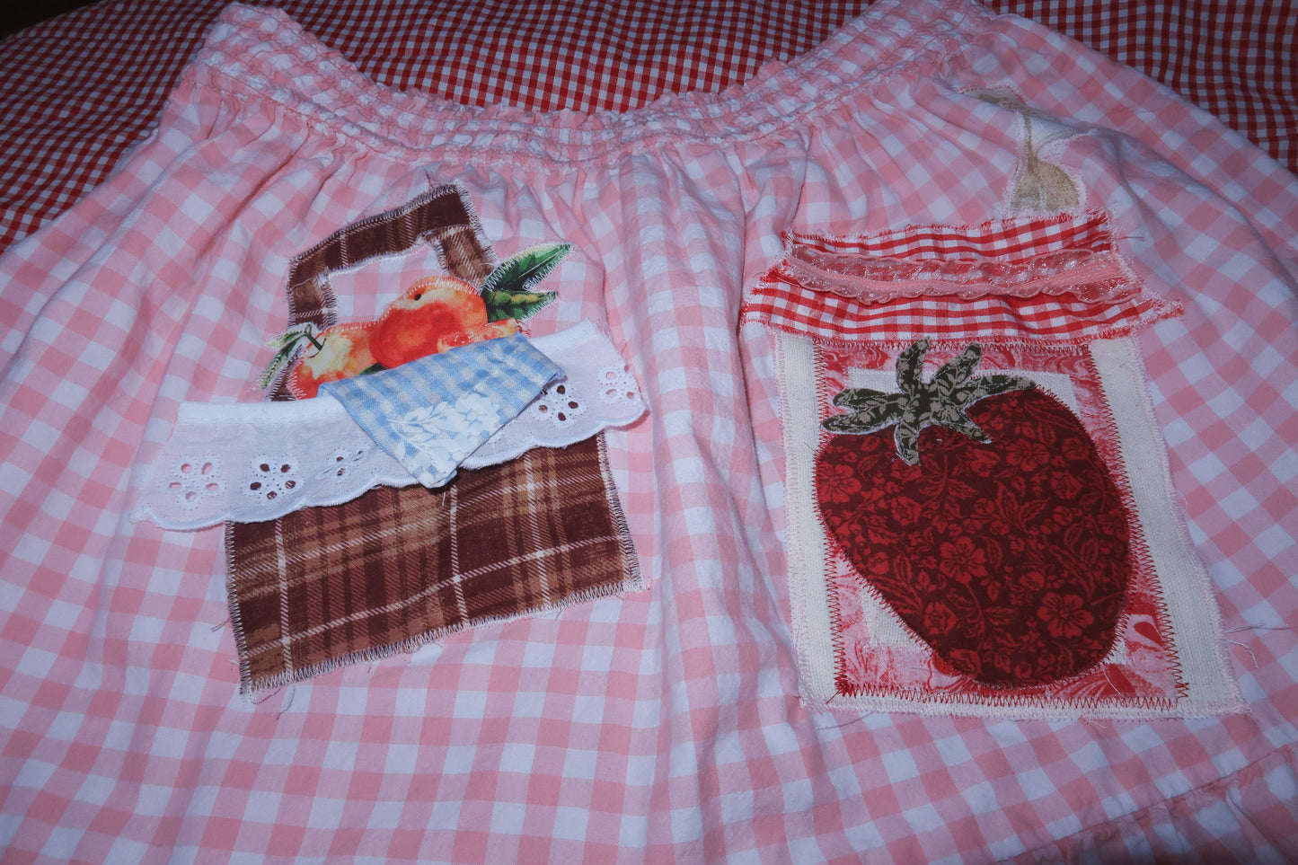 picnic essentials skirt (upcycled)