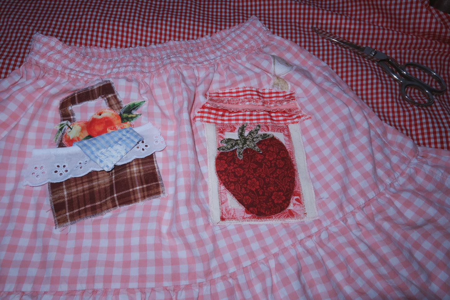 picnic essentials skirt (upcycled)