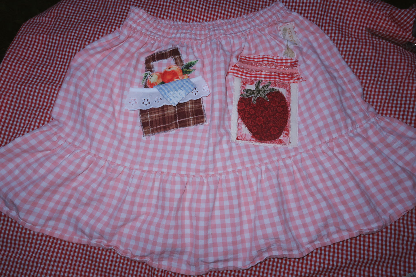 picnic essentials skirt (upcycled)