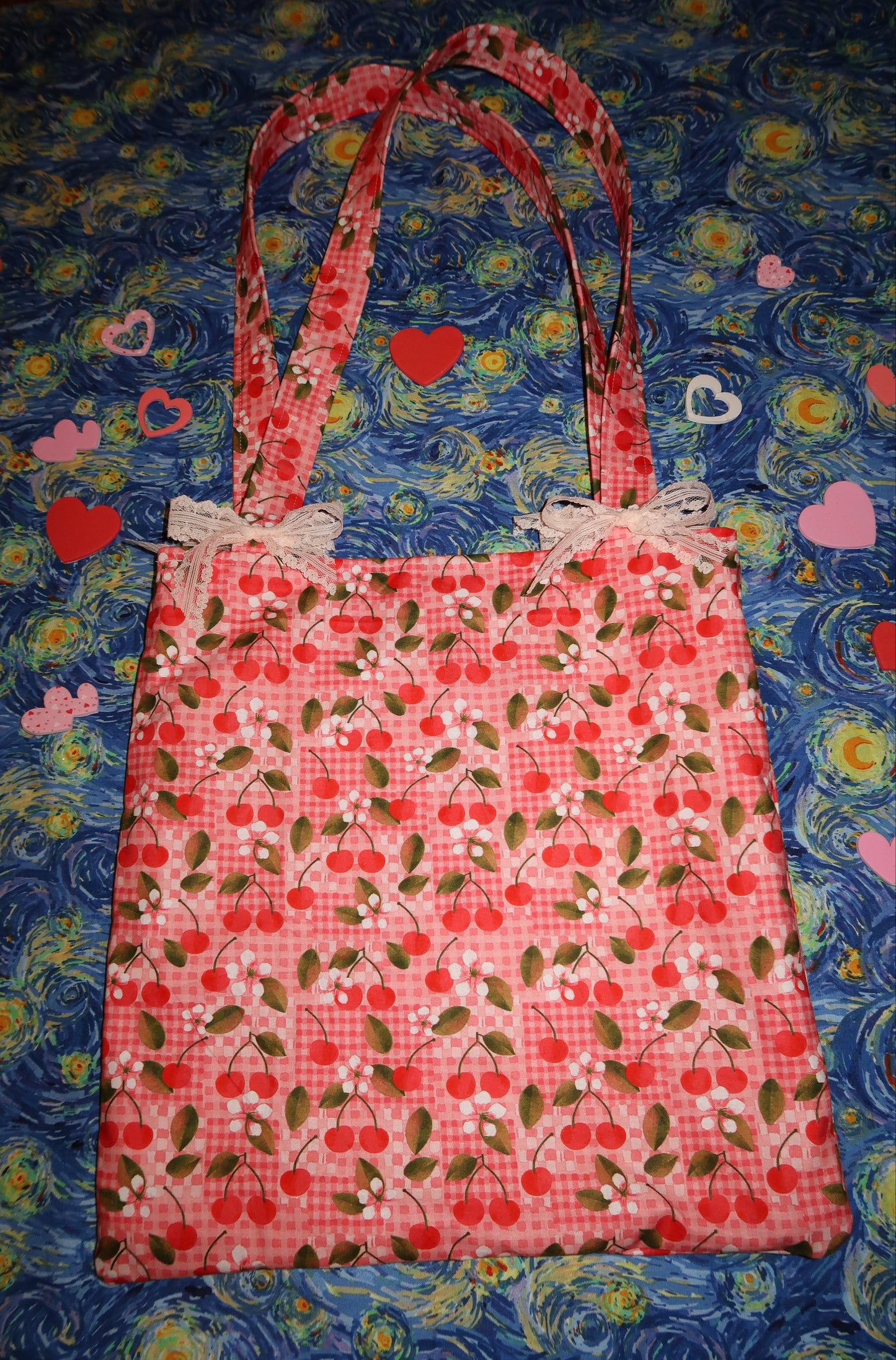 the "y2k desktop wallpaper" tote - reversible patchwork tote