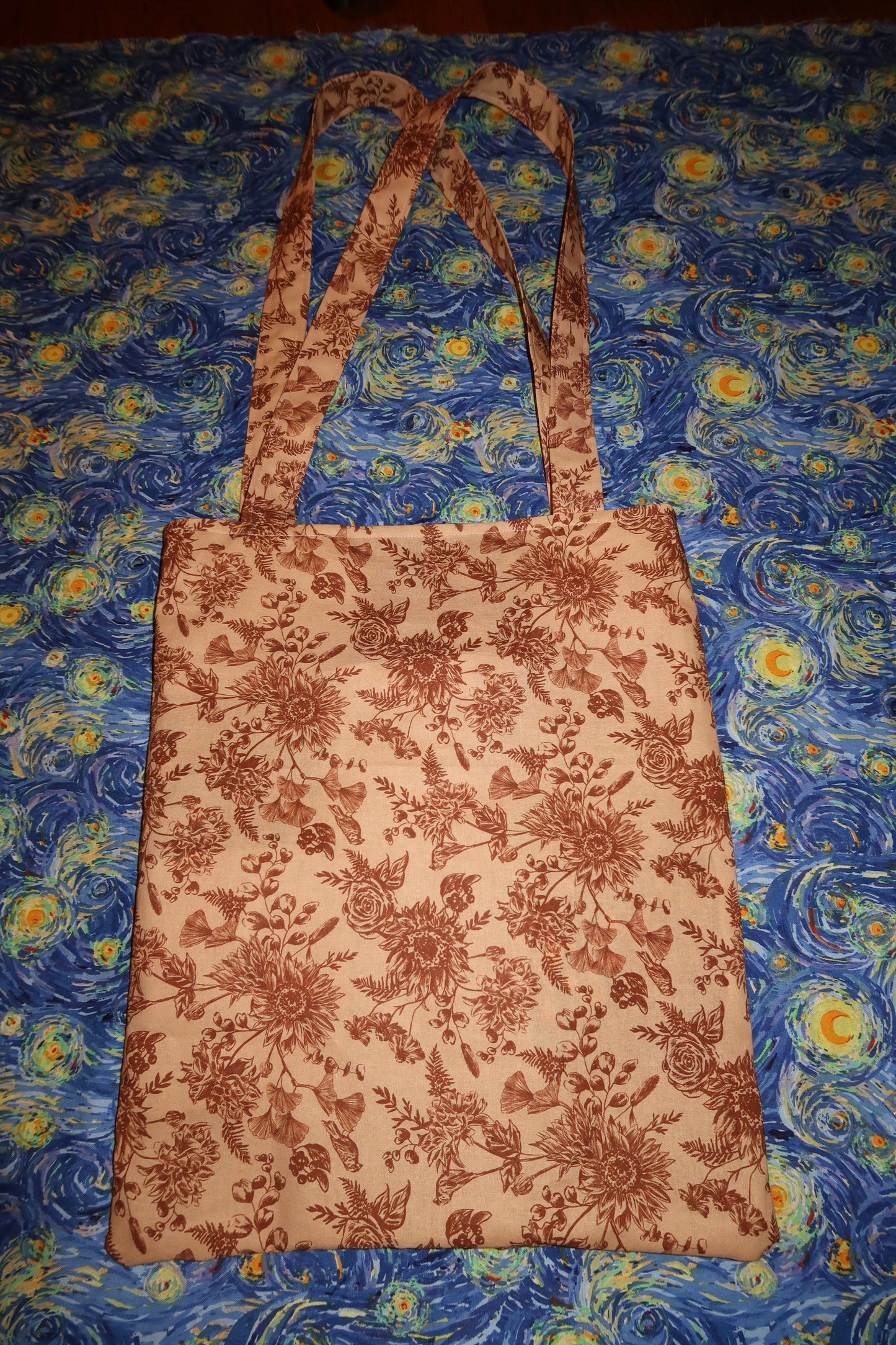 the daydreamer tote - reversible patchwork tote bag