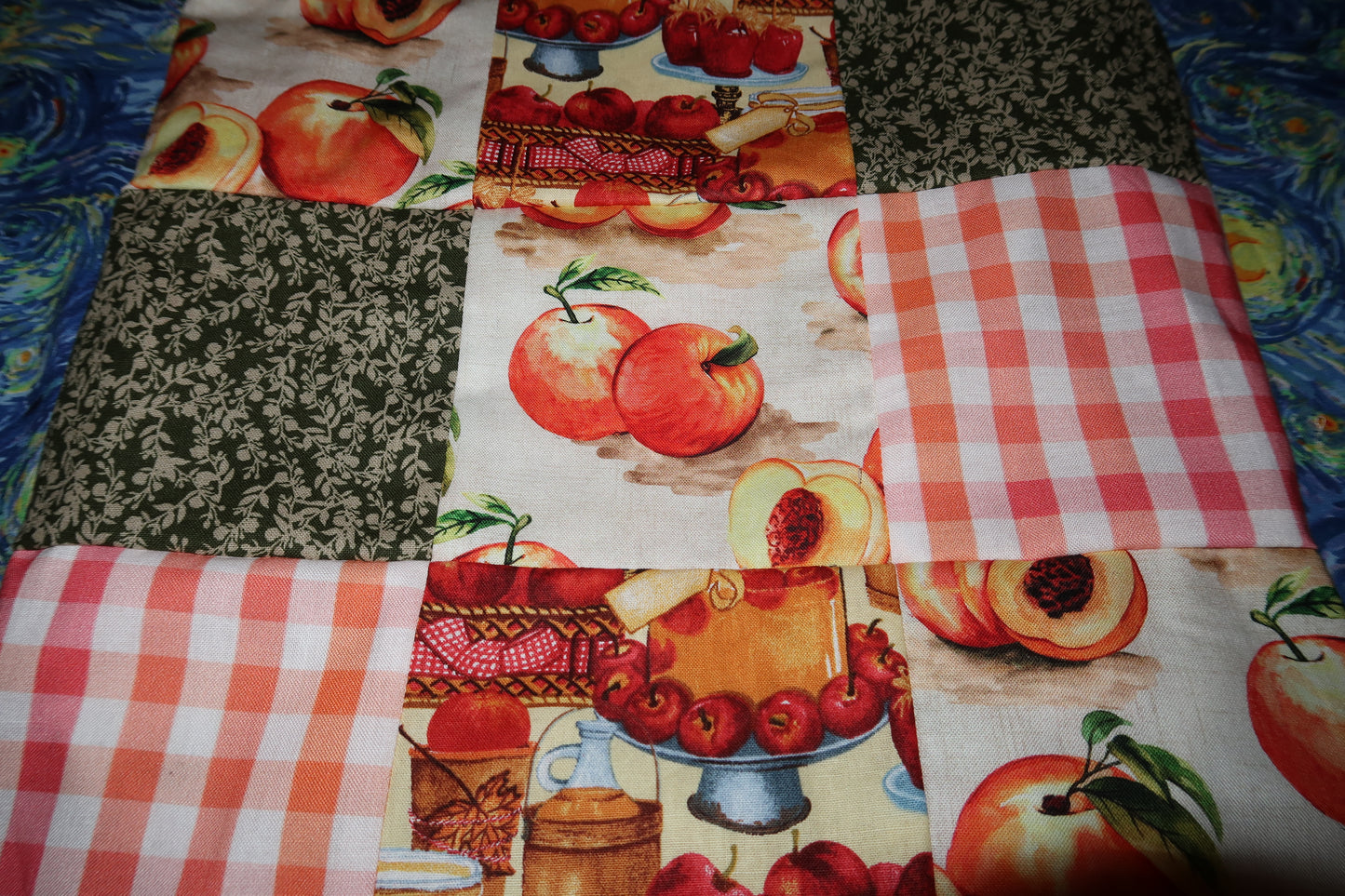 the orchard tote - reversible patchwork tote bag
