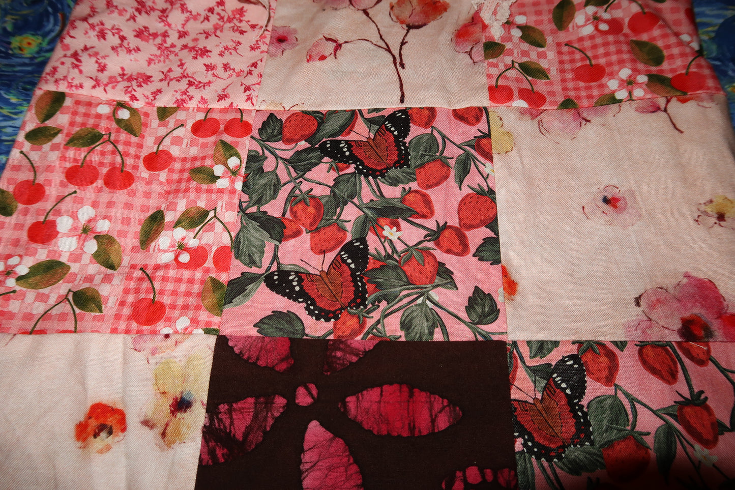 the villa tote - reversible patchwork tote bag