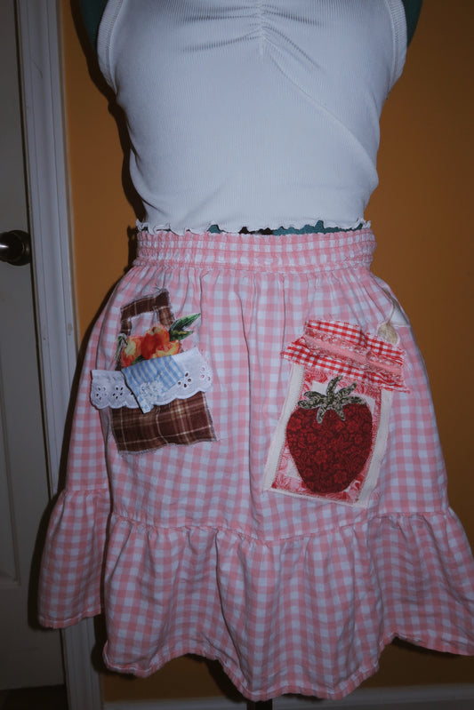 picnic essentials skirt (upcycled)