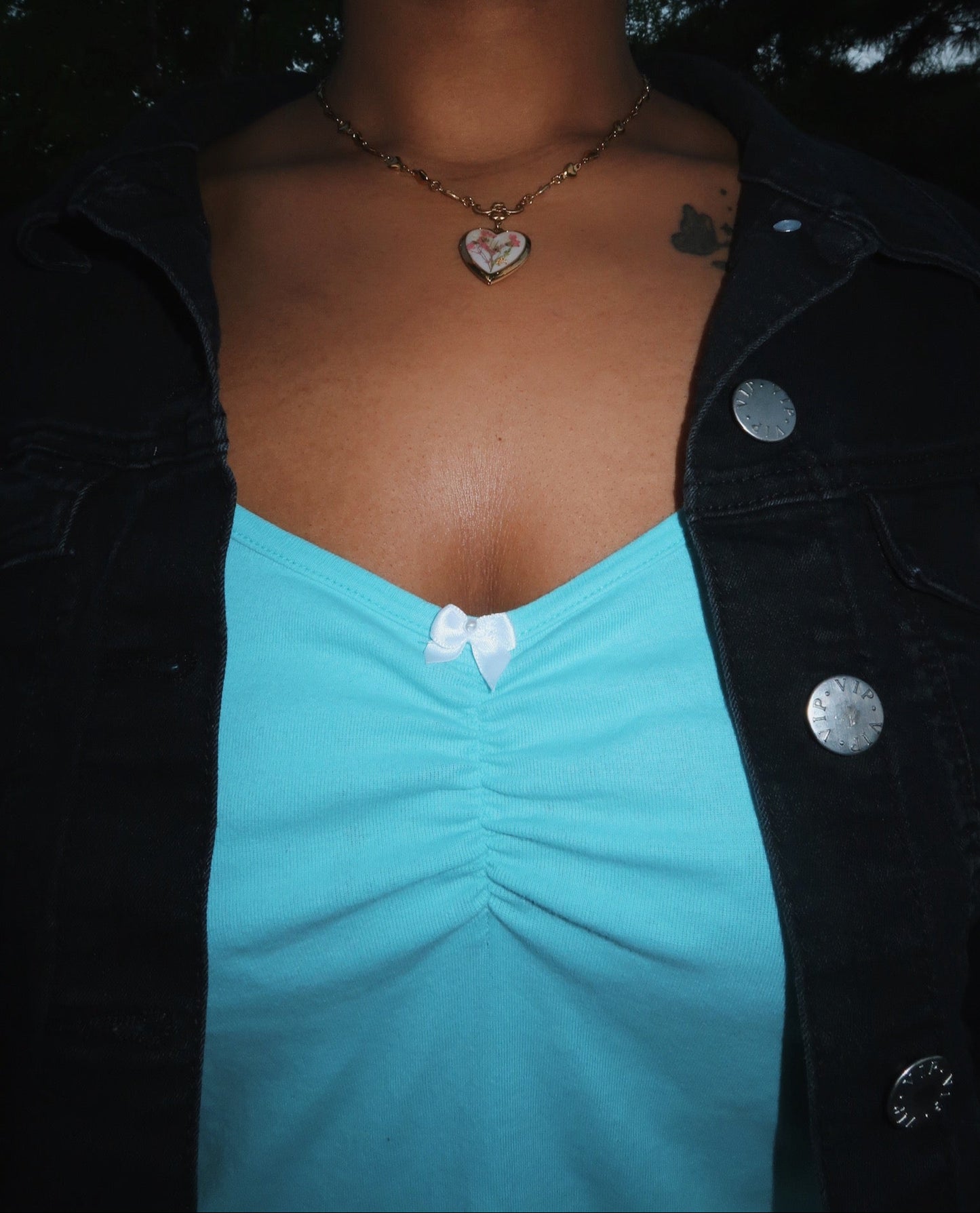 the emma top - upcycled top from the thrift!