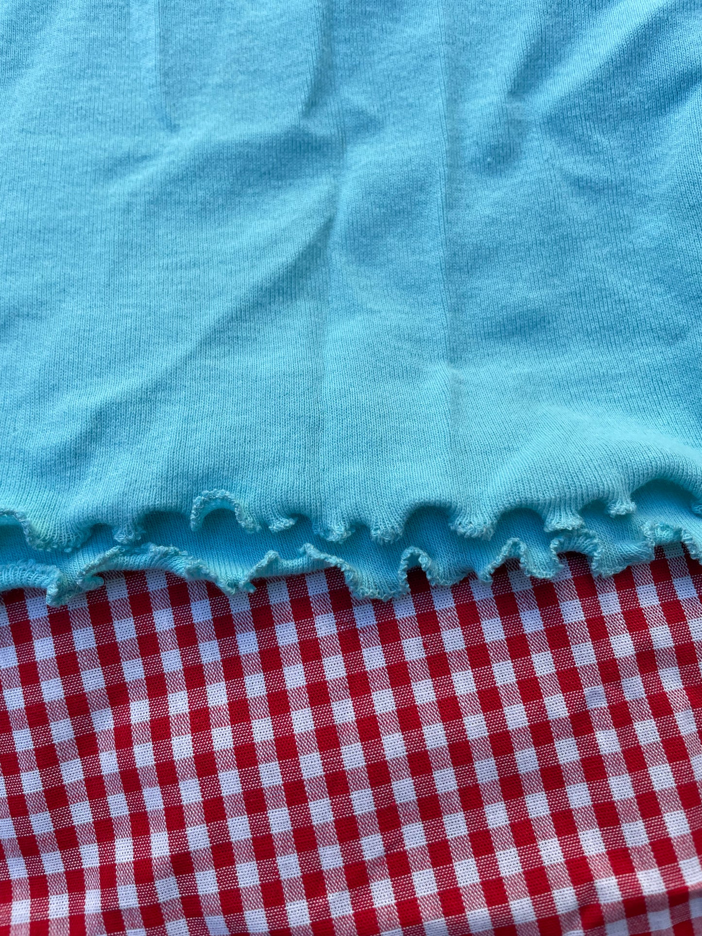 the emma top - upcycled top from the thrift!