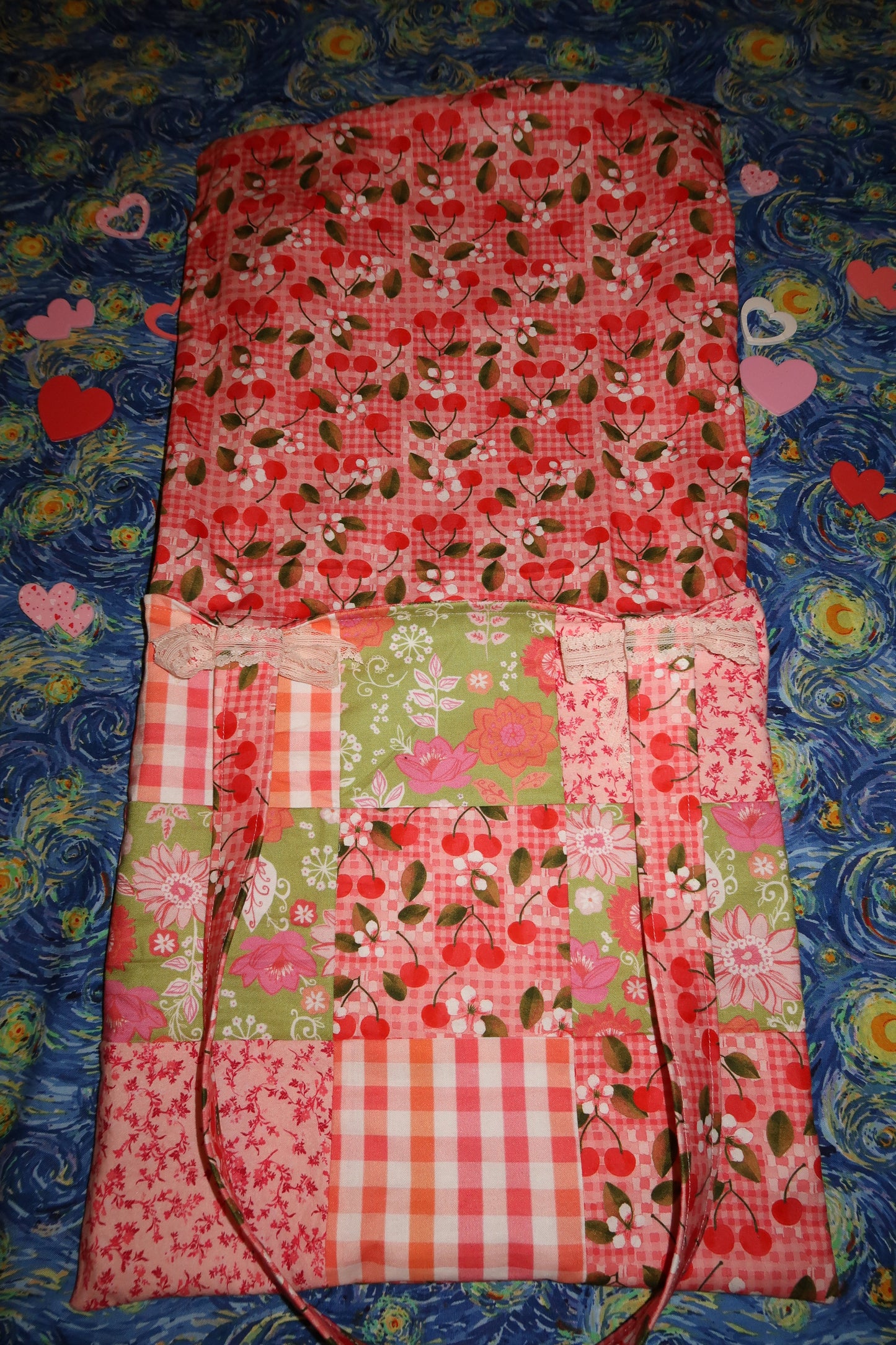the "y2k desktop wallpaper" tote - reversible patchwork tote