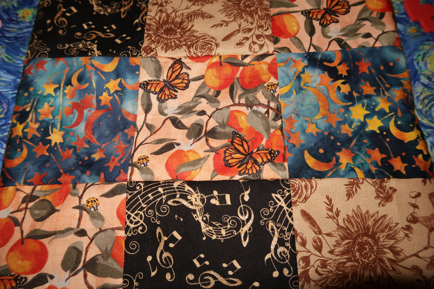 the daydreamer tote - reversible patchwork tote bag