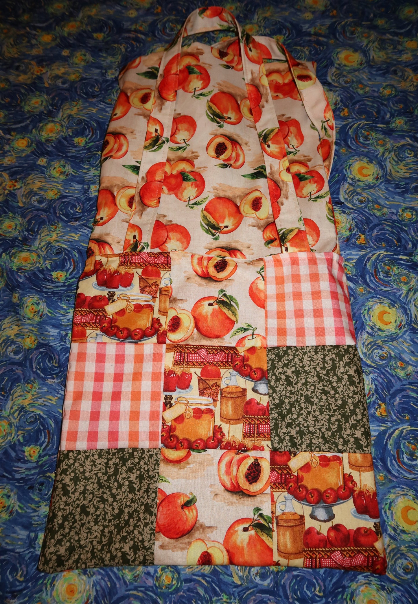 the orchard tote - reversible patchwork tote bag